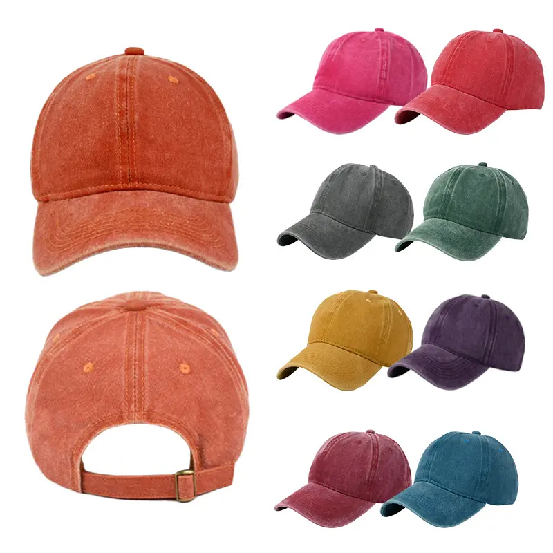 Vente en gros de chapeaux de golf pour papa, casquettes de baseball vintage personnalisées, brodées en 3D, en coton délavé, casquettes de camionneur originales pour hommes