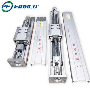 Actuador de tornillo de bola CNC de alta precisión resistente a altas temperaturas Mesa deslizante de movimiento de guía lineal de eje Z eléctrico para automatización - Product Image 1