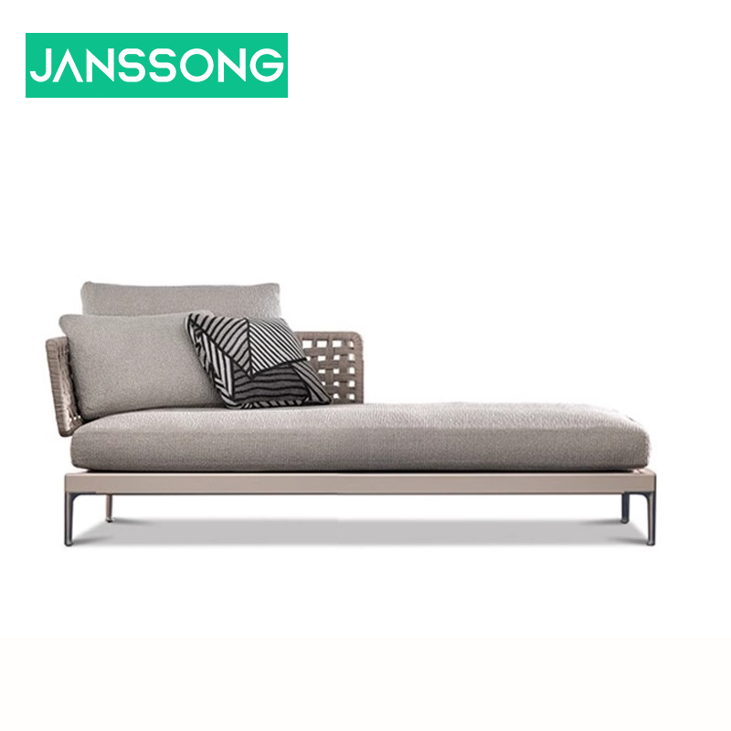 Double chaise inclinable -- Alliage d'aluminium + bâche standard