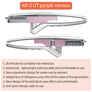 Maquina Thiết Bị Duỗi Tóc Cho Salon 6d Dụng Cụ Nối Tóc 6d Phát Minh Vĩ Đại Nhất 6d Are Haare Removin - Product Image 6