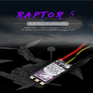 RAPTOR5 20A ~ 50A Бесщеточный Регулятор скорости для RC FPV гоночных Дронов и квадрокоптеров устройство дистанционного управления - Product Image 3