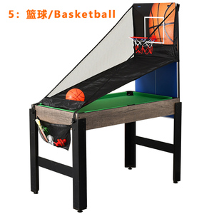 Indoor Fun 5-in-1 <strong>Multi</strong> <strong>Function</strong> Combo <strong>Game</strong> <strong>Table</strong>, <strong>Multi</strong>-<strong>Game</strong> <strong>Table</strong> <strong>with</strong> Foosball, Billiards, Hockey, Basketball TM-4812 - Product Image 6