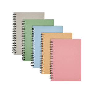Retro-Anpassungspapier in Spiralform Notizbuch Tagebuch Tagebuch Schüler-<span class=keywords><strong>Memo</strong></span>-Notizbuch
