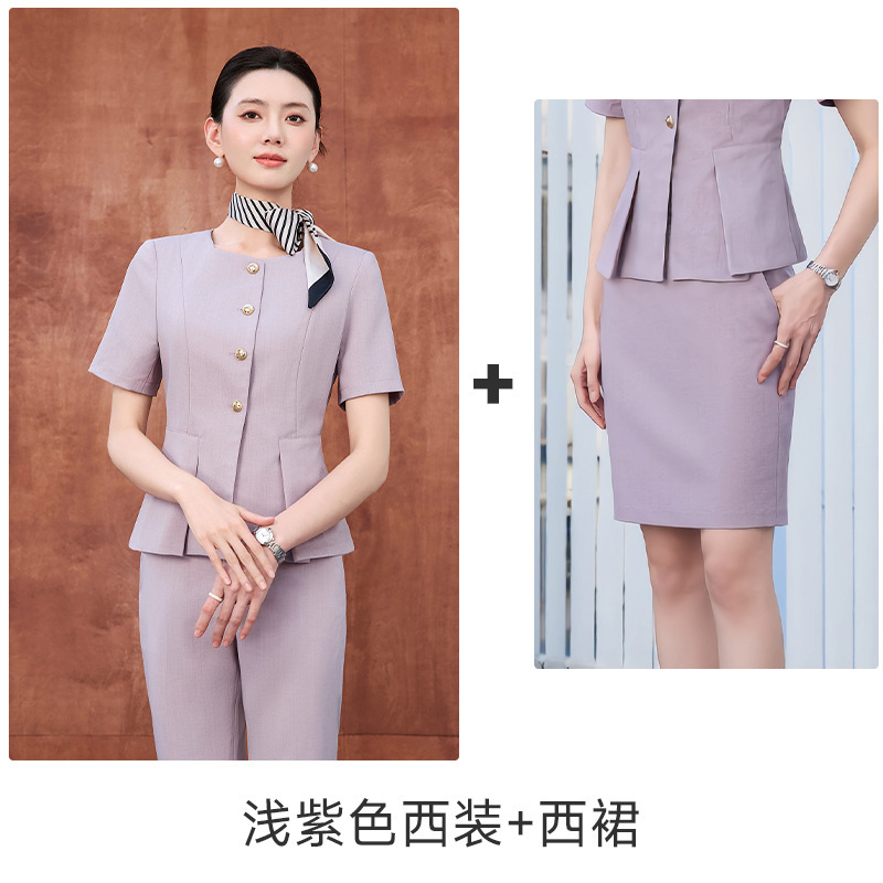 Light purple suit skirt