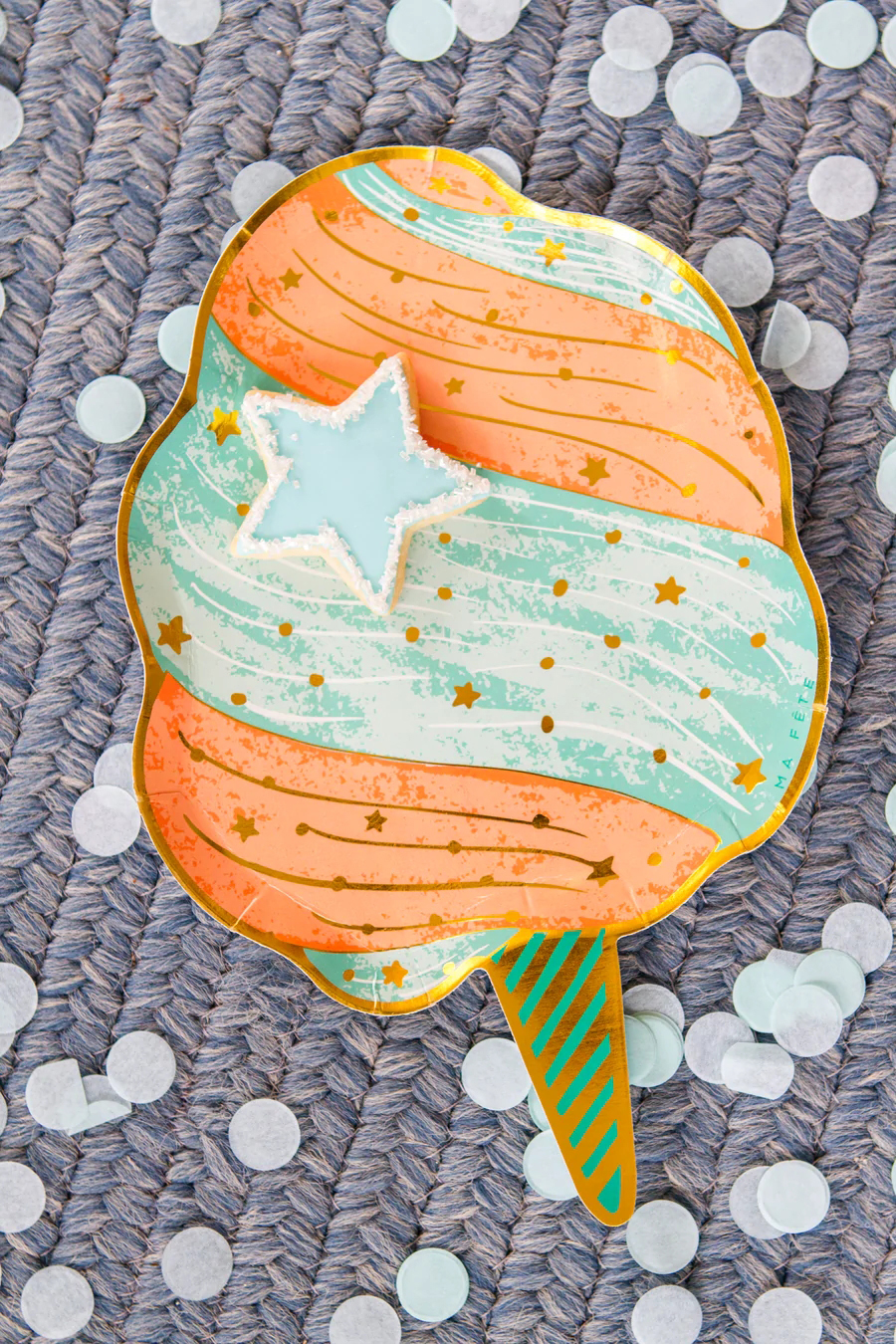 Plato de papel para feria de atracciones 3