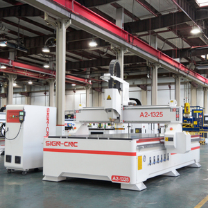 Máquina enrutadora CNC de 3 ejes de alta velocidad para madera contrachapada MDF grabado corte Servomotor 5KW consumo de energía SYNTEC DSP Control - Product Image 2
