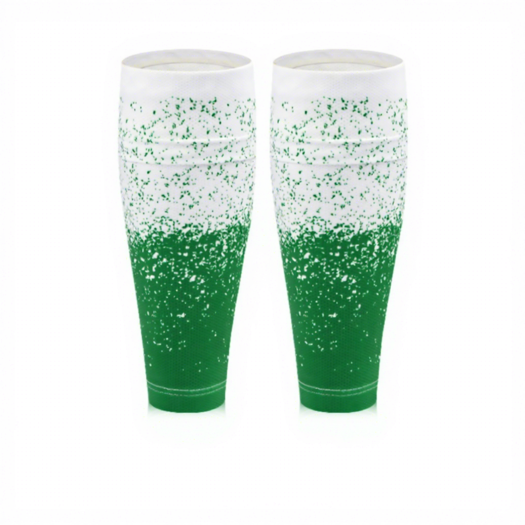 White green-A pair calf covers