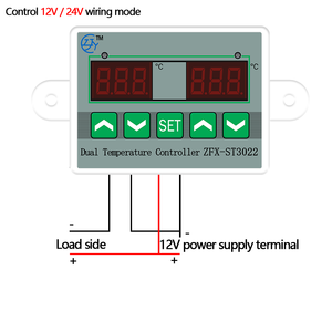Controlador de temperatura Dual ZFX-ST3012, termostato inteligente, salida de relé bidireccional, instrumentos digitales de temperatura - Product Image 4