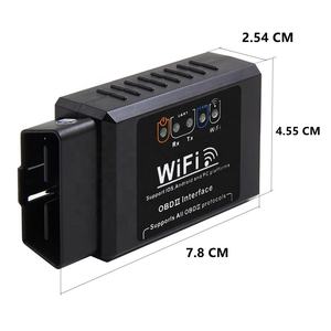 WIFI V1.5 автомобильный диагностический считыватель для проверки двигателя OBD2 Wifi сканер ELM327 Поддержка IOS Android Symbia Windows автомобильный диагностический инструмент - Product Image 6