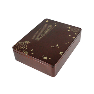 批发马口铁定制化妆品金属锡盒方形锡罐包装零食 - Product Image 1