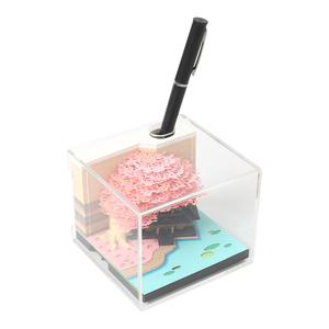 Paper Craft 170 hojas Bloc de notas Paper Art Castle 3D Stick Notes Diseño original Diy Post Notes Regalo de Navidad Bloc de notas - Product Image 2