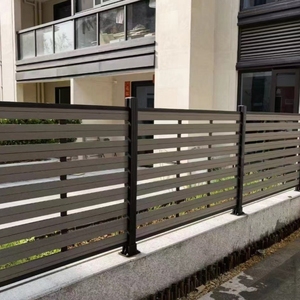 WPC çit tam gizlilik çit rüzgar veranda için koruma çiti eleman - Product Image 4