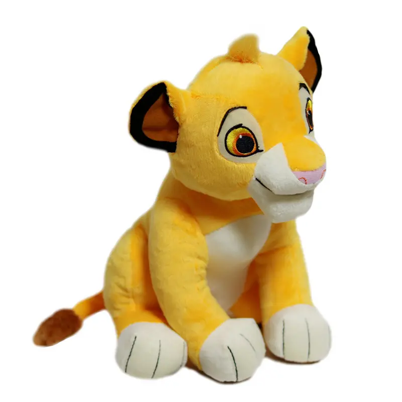 Gran oferta, juguete de peluche del Rey León, Simba Nala, lindos animales suaves, muñecos de peluche de León para niños, regalos de cumpleaños