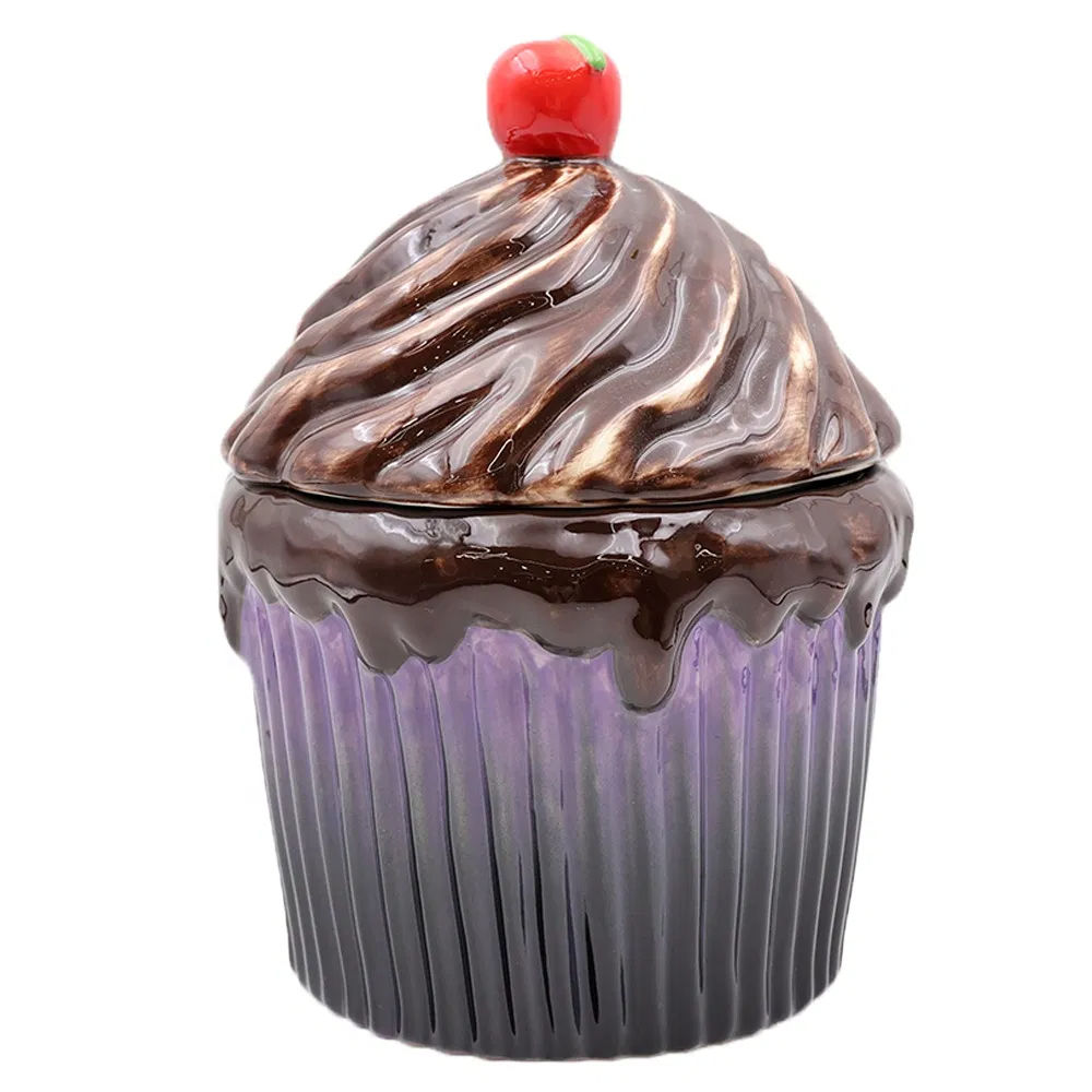 Ceramic biscuit storage jar