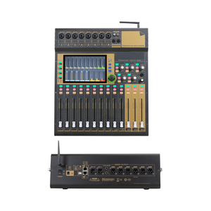 Chuyên Nghiệp 7-Inch Màn Hình Cảm Ứng Kỹ Thuật Số Âm Thanh Giao Diện Điều Khiển Mixer 12 & 16 Kênh Cho Giai Đoạn Âm Thanh Pha Trộn Tăng Cường Thiết Bị - Product Image 5