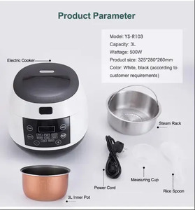 Fornello elettrico multifunzione portatile per la casa intelligente da 3L con controllo del Microcomputer a basso contenuto di zucchero Mini tamburo Design - Product Image 4
