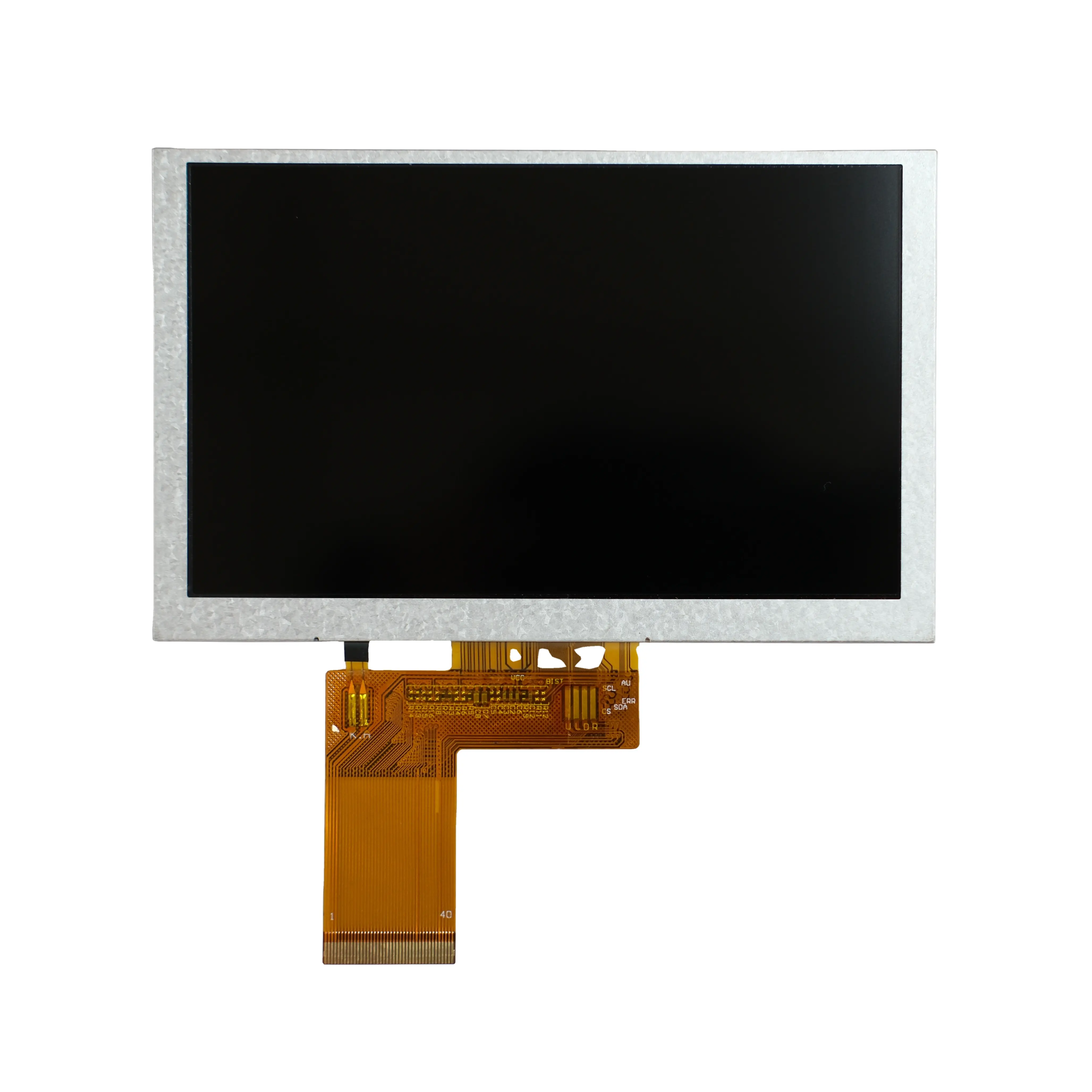 5 Inch Transflectieve Tft Lcd-Scherm 800X480 Wvga Laag Stroomverbruik 5.0 "Scherm E-Bike Lcd Display E Bike