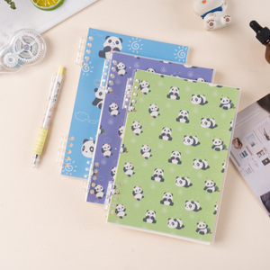 Buona qualità Made In China scuola nuovi bambini cancelleria Eco Friendly durevole 60 fogli a5 carino panda a spirale per uso quotidiano