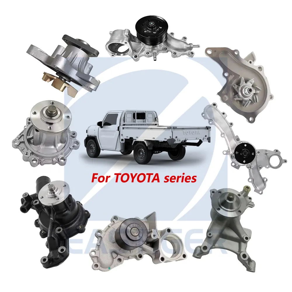 Nhà Máy Chuyên Nghiệp Xe Tải Máy Bơm Nước Cho Toyota 100/150/200/250/300/400 / Hilux / Hiace Máy Bơm Nước Các Bộ Phận Xe Tải Hơn 200 Các Mặt Hàng