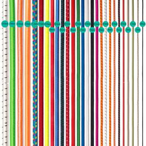 Factory <strong>Custom</strong> 100% Polyester Jacquard Drawstring Woven <strong>Elastic</strong> Rope for Decorations Colorful Rubber Cord Waterproof Strap - Product Image 5
