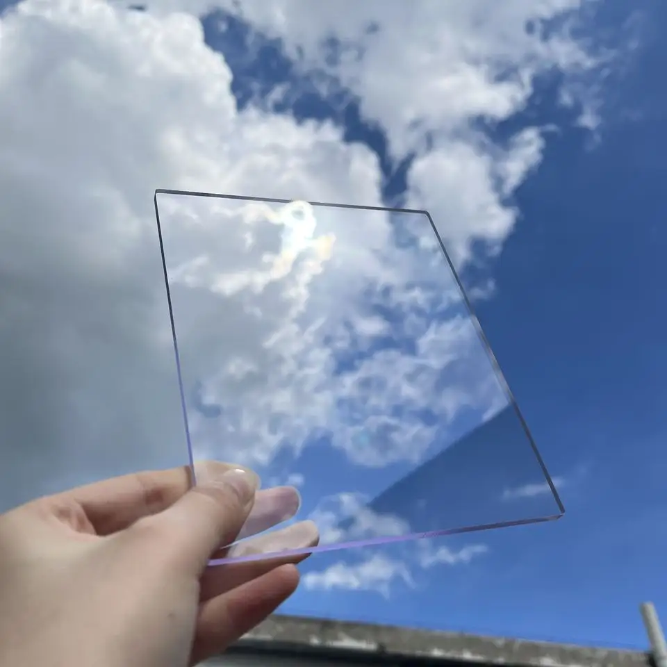 Lichtgewicht 1.5-20Mm Brandwerend Kunststof Glas Polycarbonaat Dakplaat Kas Polycarbonaat