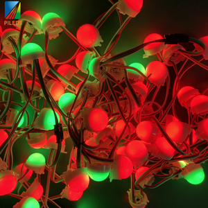Ws2811 <strong>Pixel</strong> Round 30mm Led Coin Piont Light 12V Digital RGB LED <strong>Pixel</strong> <strong>WS2801</strong> WS2811 LED <strong>String</strong> Ball Light - Product Image 5