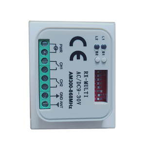 Interruttore di controllo remoto wireless universale 433mhz modulo ricevitore relè dc 12v 2ch e trasmettitore 2 pezzi telecomandi 433mhz - Product Image 2