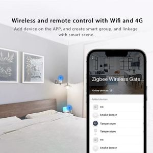 Беспроводной шлюз Tuya/ZigBee/BT 3-в-1, приложение, пульт дистанционного управления, устройства для умного дома, беспроводной концентратор для умного дома, простая настройка для умного - Product Image 3