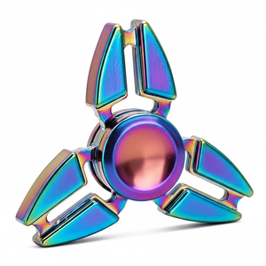 Người lớn và trẻ em kim loại Fidget <span class=keywords><strong>Spinner</strong></span> Giảm căng thẳng và tập trung đồ chơi cho ADHD lo lắng bên ủng hộ và quà tặng - Product Image 1