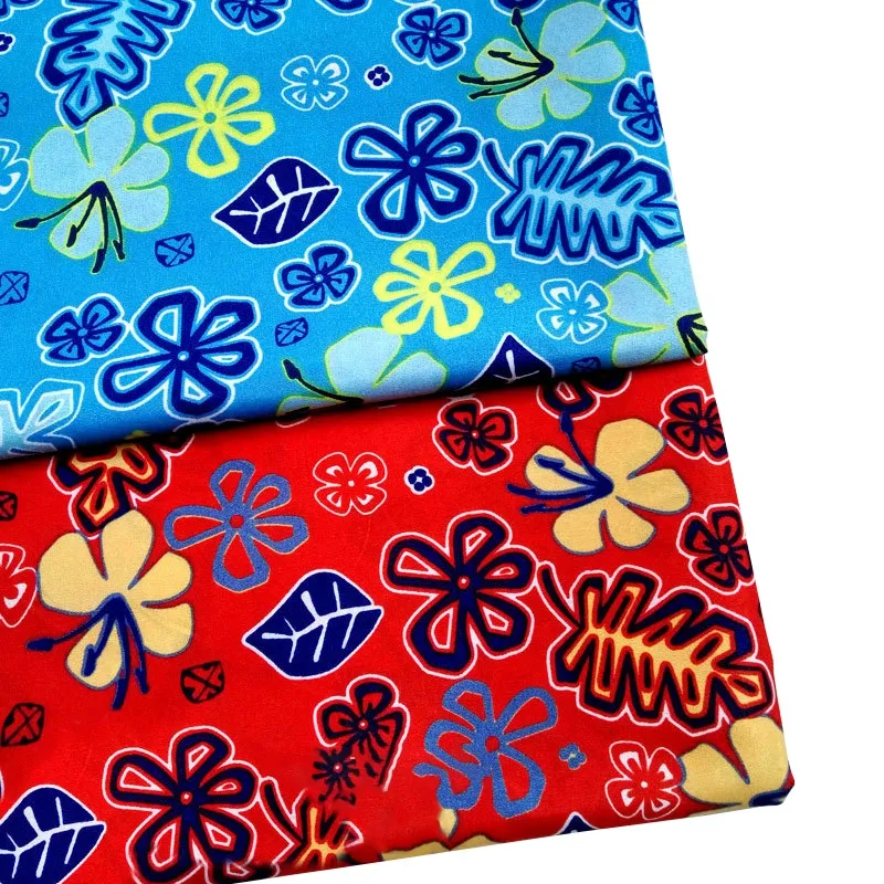 Tissu polaire hawaïen à imprimé de palmier, 2 m, textile pour la plage, pantalons et vêtements, Design pré-fait, chargement à roulettes