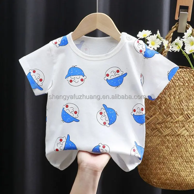New arrival stylish children clothes t shirt wholesale 100% cotton custom print t shirt For children baby boys & girls tshirts