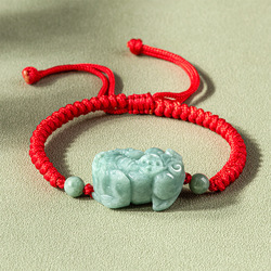 Corde à main Pixiu rouge jadéite SL22