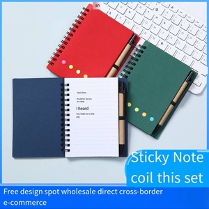 Bloc de notas de diario de Color con logotipo personalizable con bolígrafo, notas adhesivas, cuaderno impreso, promoción, carpeta personalizada, blocs de notas con bolígrafo - Product Image 4