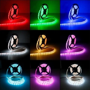 24V 12V adresli renkli RGB led ışık IC dahili dijital 60led 60 piksel led şerit ışık - Product Image 4