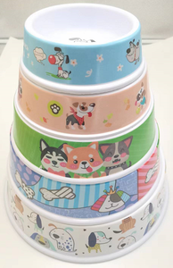 定制彩色圆形宠物碗定制印刷圆形陶瓷宠物碗适合小狗 - Product Image 6