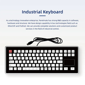 IKB21190 Mecanizado de montaje en panel de teclado industrial CNC personalizado con funcionamiento EtherCAT Teclado industrial IP65 - Product Image 6