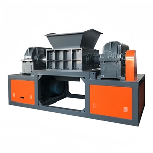Single and Double Shaft Shredder Iron Sheet Plastic Leather <strong>Scraps</strong> Waste Cloth <strong>Tire</strong> Shredder Garbage Wood Crusher - Product Image 1