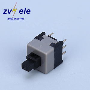 8.5x8.5MM 6 Pin ROHS ile Tact anahtarı Normal açık kendinden kilitleme basmalı düğme anahtarı - Product Image 4