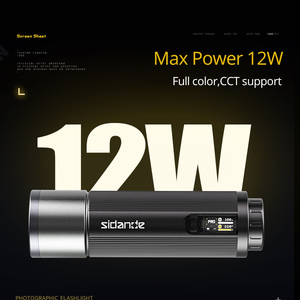 SIDANDE 12W Flashlight PRO 3500-7000k <strong>RGB</strong> Light Built-in 9000mAh Battery Endurance <strong>150</strong> Minutes Full-power Output - Product Image 5