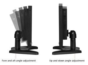 10.1 Inch LCD CCTV Monitor Industrial <strong>Metallic</strong> <strong>Look</strong> As Medial Microscope Security Monitor Screen - Product Image 2
