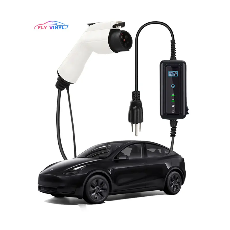 Model 3 Y X S aksesuarları hızlı şarj elektrikli araç şarj cihazı ev şarj istasyonu Tesla taşınabilir şarj istasyonu