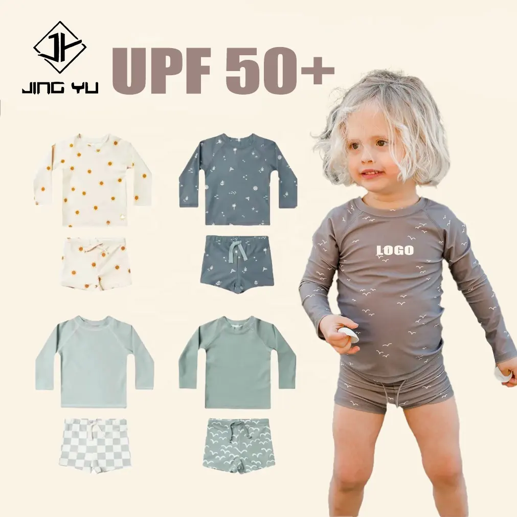 2024 hochwertige unisex baby bademode hersteller kundenspezifisch upf 50 rpet umweltfreundlicher stoff kinder badeanzug baby bademode