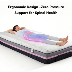 מזרן קצף נושם איכותי במיוחד בגודל גדול, מזרן זוגי, כותנה זיכרון בצפיפות גבוהה, בינוני, למלונות ובתי ספר - Product Image 4