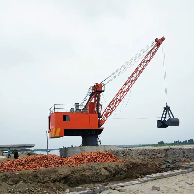 Sabit tip Port vinç kullanılan iskele ve limanı boşaltma toplu kargo