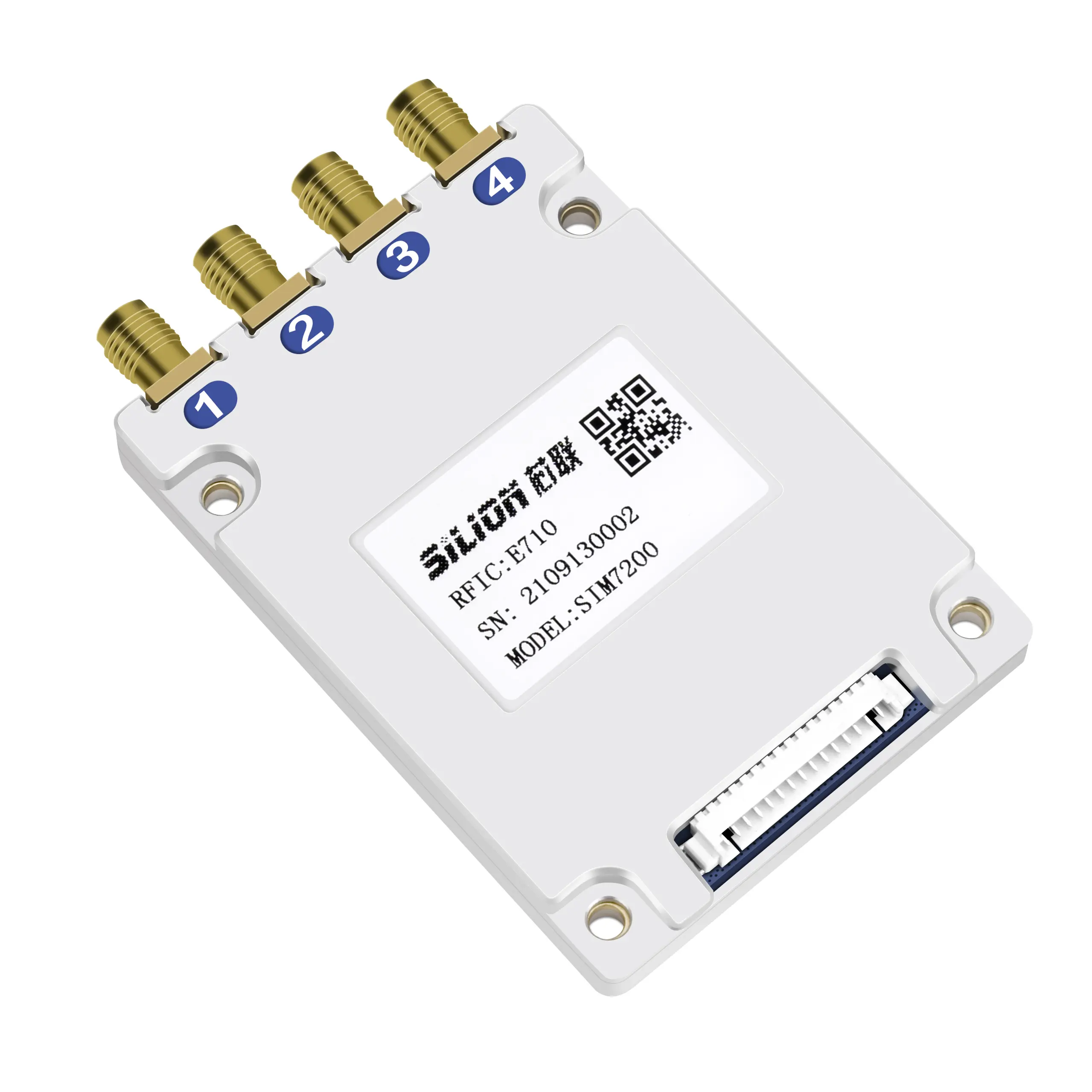 SIM7200 IMPINJ E710 RFID modulo RFID a 4 porte per lettore UHF fisso modulo lettore UHF a lungo raggio 33dBm passivo