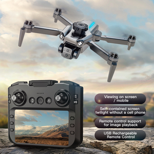 Akıllı engel kaçınma GPS profesyonel 4K kamera Drones 5G WIFI FPV Video 4.5 ''büyük ekran uzaktan kumanda SG109 Drone - Product Image 6