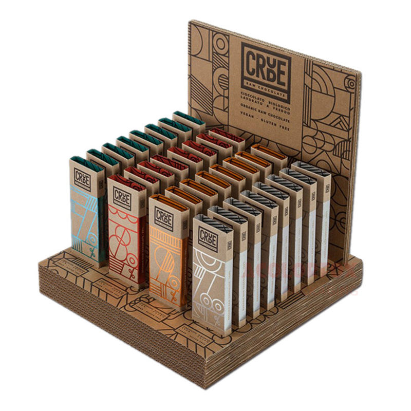 Boîte d'affichage de barre de chocolat personnalisée