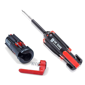 ポータブル8 in 1多機能ドライバーツールセットLEDトーチ精密ツールセット - Product Image 5