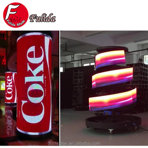 Piccolo passo P1.5 P1.8 P2 P2.5 P3 P4 full-color display a led dello schermo curvo morbido modulo a forma di schermo flessibile - Product Image 2