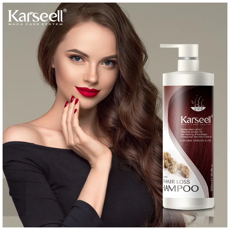 Karseell-tratamiento para el crecimiento del cabello, 500ml, champú anticaída, acondicionador, reparación de daños, OEM / ODM